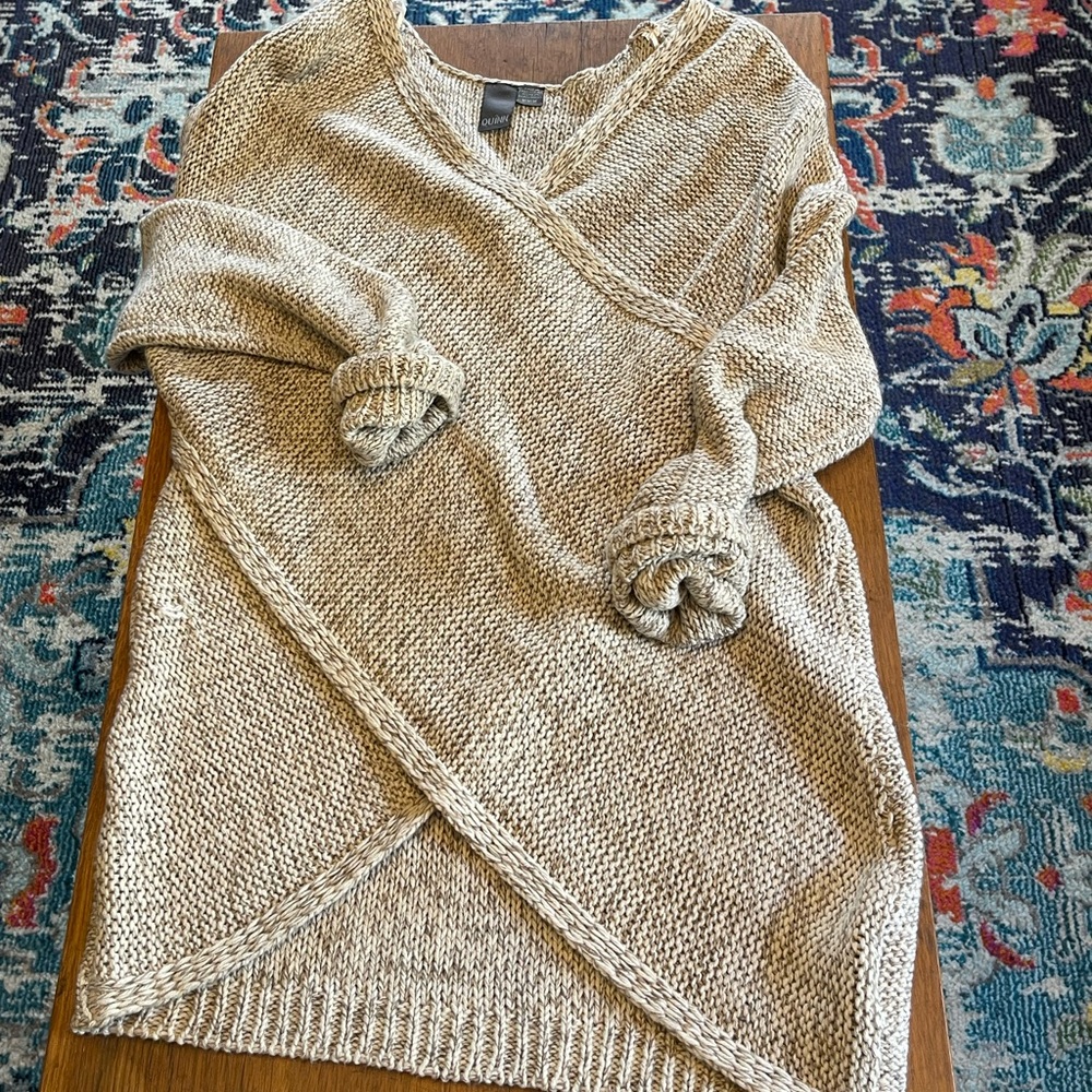 Grey Wrap sweater
